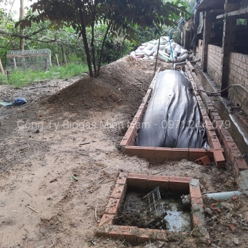 Hầm  biogas cho trang trại