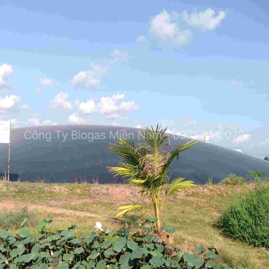  Xây dựng hầm Biogas phủ bạt HDPE